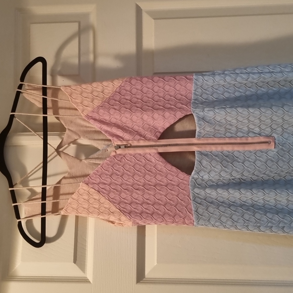 Greylin Knit Midi Colorblock Dress Size Medium - Picture 7 of 14